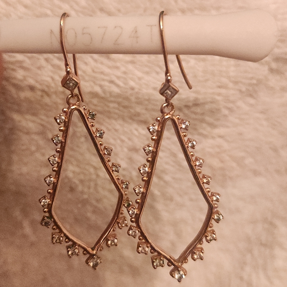 Kendra Scott Bea Drop Earrings in Rose Gold
